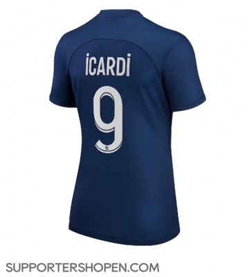 Paris Saint-Germain Mauro Icardi #9 Hemma Matchtröja Dam 2022-23 Kortärmad